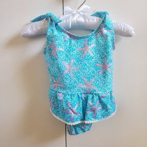 Snapper Rock - Skirted bathing suit - Ocean Star 6-12m EUC